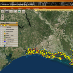The CRMS design includes a suite of sites that encompass a range of ecological conditions across the coast