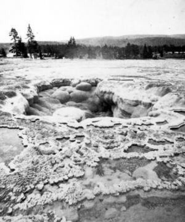 Crater of the Grand Geyser, Yellowstone, WY - thumbnail