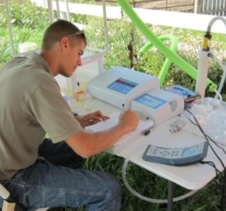 Image: USGS Scientist Researching  Bakken Formation Water Samples